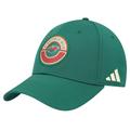 Men's adidas Green Minnesota Wild Circle Logo Flex Hat