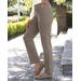 Appleseeds Women's SlimSation Straight-Leg Pincord Pants - Brown - 20W - Womens