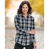 Appleseeds Women's Plaid & Gingham Brushed-Cotton Shirt - Multi - 8 - Misses