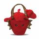 Aurora World 61252 - Fancy Pals Drache 20cm, Handtasche mit Plüschtier - Aurora