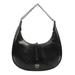 Logo Plaque Zipped Shoulder Bag