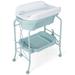 Portable Baby Changing Table with Storage Basket and Shelves - 34" x 20" x 41" (L x W x H)