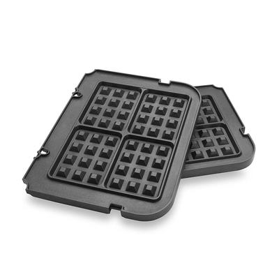 4-Slice Waffle Iron Plate Electric Nonstick Bakeware For Sandwich Maker - 9.2x1.3x11.5