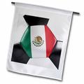 Mexico Soccer Ball 12 x 18 inch Garden Flag fl-181229-1