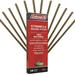 Coleman Citronella Incense Sticks DEET Free with Natural Citronella and Lemongrass 100% Plant Based 100% Biodegradable Up To 1.5h Burn Time per Stick 14 Sticks