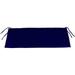 Jiarui Classic Polyester Outdoor Swing/Bench Cushion 48 x 19 x 3 - Midnight Navy