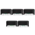 FRCOLOR 5Pcs Outdoor Solar Step Lights Waterproof Deck Lights Plastic Solar Lights for Garden