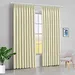 Amay Double Pinch Pleat Blackout Curtain Panel Ivory 52 W x 45 L-1Panel