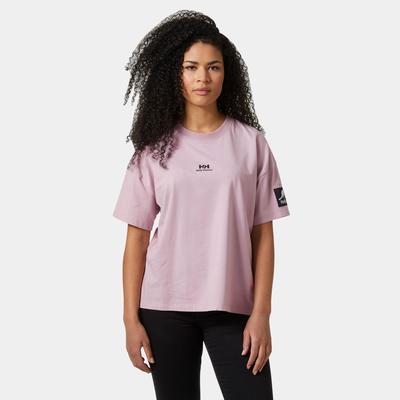 Helly Hansen Women's YU Patch T-shirt Pink M
