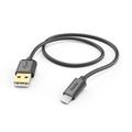 Hama Ladekabel, Usb-A - Lightning, 1,5 M, Schwarz