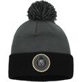 Women's adidas Gray Vegas Golden Knights Laurel Cuffed Knit Hat with Pom