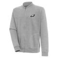 Men's Antigua Heather Gray Philadelphia Eagles Victory Full-Zip Jacket