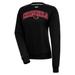 Women's Antigua Black Arizona Cardinals Victory Chenille Pullover Sweatshirt