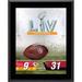 Kansas City Chiefs vs Tampa Bay Buccaneers Super Bowl LV 10.5" x 13" Sublimated Plaque