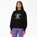 Dickies Women's Oxford Sweatshirt - Black Size XL (FWR15)