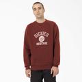 Dickies Men's Oxford Graphic Sweatshirt - Fired Brick Size S (TWR45)