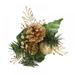 Artificial Pine Cone Red Berry Branches 6inch Artificial Holly Branches for Christmas Crafts Festive Party Home DIY Decor Desktop Arrangement