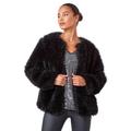 Petite Faux Fur Coat