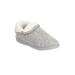 Wide Width Women's The Dahlea Slipper Bootie by Comfortview in Grey (Size M W)