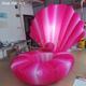 1.5m Diameter Inflatable Clamshell Giant LED Seashell with Lights for Wedding Decoration or Advertising