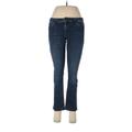 Max Jeans Jeans - Mid/Reg Rise Boot Cut Boot Cut: Blue Bottoms - Women's Size 6 - Sandwash