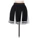 Casual Mini Skirt Mini: Black Solid Bottoms - Women's Size Medium