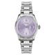 Breil Classic ELEGEANCE Damen Armbanduhr mit Armband aus Stahl, in der Farbe: Silber/Lila, Gehäusedurchmesser: 30 mm, EW0626