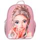 Depesche 12529 TOPModel Glitter Queen - Rucksack in Rosa mit Model-Motiv und Glitzersteinen, Tasche mit verstellbaren Schultergurten