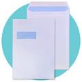 Triplast 500 x C4 Window Self Seal Security Envelopes (Size: 324x229mm) | Address Window, Self Sealing & Printer Safe Mailing Paper Envelopes | Ideal for Everyday Home, Office & Commercial Use