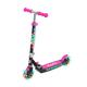 EVO Light Blast Light Up 2 Wheeled Scooter | Kids Push Scooter With Adjustable Handle Height | Easy Fold Mechanism Kick Scooter For Boys And Girls| Kick Scooter For Kids Aged 5+ (Pink)