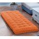 10cm Thick Bench Cushion Pad 2/3 Seater,100cm/120cm Soft Bench Cushions Cotton Chair Pad for Garden Patio Dining Sofa Swing (110x40cm,Orange)