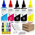 COCADEEX 604XL Ink Refill Kit Compatible with XP-2200 XP-2205 XP-3200 XP-3205 XP-4200 XP-4205 WF-2935 WF-2930 WF-2910 WF-2950 Printer, 604XL Ink Cartridge with Auto Reset Chips