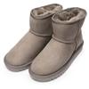 Winterboots ARA "Alaska", Damen, Gr. 38, grau (light, grau), Veloursleder, Lammfell, sportlich, Schuhe, Winterboots, Stiefel in bequemer Weite G (=weit)