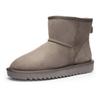 Winterboots ARA "Alaska", Damen, Gr. 43, grau (light, grau), Veloursleder, Lammfell, sportlich, Schuhe, Winterboots, Stiefel in bequemer Weite G (=weit)