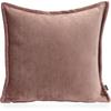 Dekokissen H.O.C.K. "Bonanza", rosa (rosa, unifarben), B:50cm H:10cm L:50cm, Obermaterial: 100% Polyester. Füllung: 100% Polyester, Dekokissen_Sitzkissen_Kissenhüllen, leicht schimmernd, inkl. Füllung, Bezug mit Reißverschluss abnehmbar