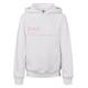 Hoodie MISTERTEE "Kinder Kids Love Definition Hoody" Gr. 134/140, weiß (white) Jungen Sweatshirts