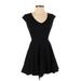 Bar III Casual Dress: Black Dresses - Women's Size X-Small