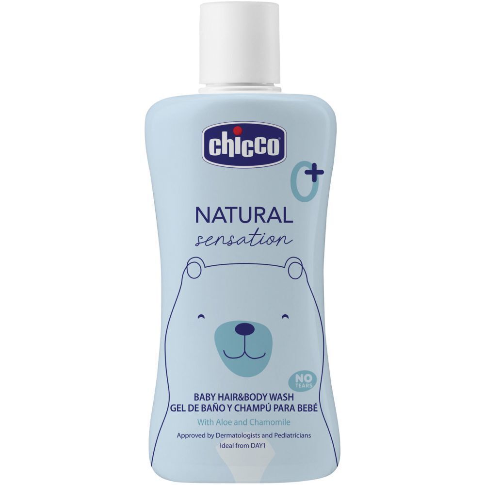Chicco Natural Sensation Baby Detergente Corpo e Capelli 200 ml