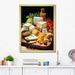 Red Barrel Studio® Food Gourmet Cheese Board II - Food & Beverage Canvas Wall Art Canvas, Cotton in Green/Orange/Red | 20 H x 12 W x 1 D in | Wayfair