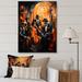 Red Barrel Studio® Hundson Jazz Harlem Renaissance V On Canvas Print Canvas, Cotton in Black/Blue/Orange | 20 H x 12 W x 1 D in | Wayfair