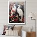 Red Barrel Studio® Japon Art Harmony Of Crane III - Animals Canvas Print Metal in Black/Red/White | 32 H x 16 W x 1 D in | Wayfair