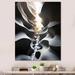 Latitude Run® Black White Canyon Whispering Walls In I - Landscape & Nature Wall Art Living Room Canvas, in Gray | 20 H x 12 W x 1 D in | Wayfair