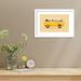 Ebern Designs VW Van by Bodflorent - Single Picture Frame Print Paper, Wood in Yellow | 12 H x 17 W x 1 D in | Wayfair