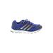 Adidas Sneakers: Blue Color Block Shoes - Women's Size 9 1/2 - Almond Toe