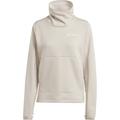 adidas Terrex Damen Xperior Fleece Pullover (Größe M, beige)