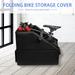 Folding Bicycle Storage Box for Brompton Folding Bicycle Folding Bike Storage Solution Bike Organizer Keep The Bike Vertical In The Car Trunk To Save Space And Avoid Damage Black