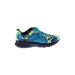 Brooks Sneakers: Blue Color Block Shoes - Women's Size 7 1/2 - Almond Toe