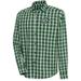 Men's Antigua Hunter Green Dallas Stars Carry Tri-Blend Button-Down Long Sleeve Shirt