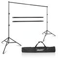 Emart 8 x 8 ft Backdrop Stand Adjustable Photography Backdrop Stand Photo Background Banner Stand Support System Kit for Photoshoot Video Studio Birthday Party