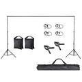 7x10Ft Photography Background Backdrop Support Stand Kit for Newborn Live Stream